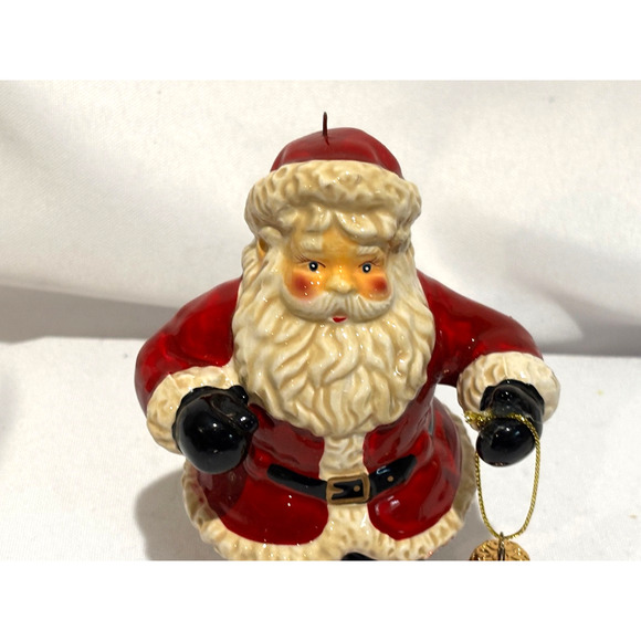 Vintage resin Santa ornament Figurine old world Saint Nick Collector Country‎ - Picture 3 of 7